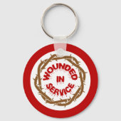 サービスで負傷した キーホルダー (裏面)