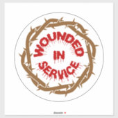 サービスで負傷した シール (シート)