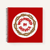 サービスで負傷した ノートブック (正面)