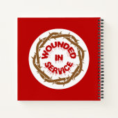 サービスで負傷した ノートブック (裏面)