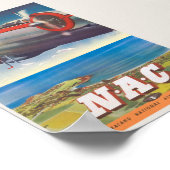 サービスでNACニュージーランドのヴィンテージのポスター ポスター (角)