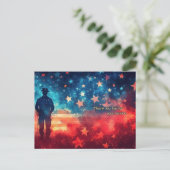 サービスに感謝しています ポストカード (スタンド正面)