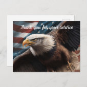 サービスに感謝しています ポストカード (正面/裏面)