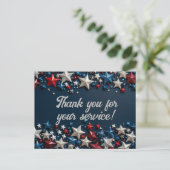 サービスに感謝します ポストカード (スタンド正面)