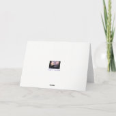 サービスに感謝を Veteran's Day カード (裏面)