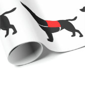 サービスのラブラドル・レトリーバー犬 ラッピングペーパー (ロールコーナー)