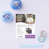 サービスの移カスタム動 チラシ (シングル)