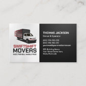 サービスの移動 – 再配置 名刺 (正面)