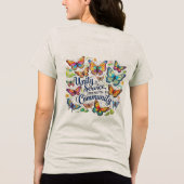 サービスの統一，コミュニティの強さ – Hand-Dra トライブレンドＴシャツ (裏面)