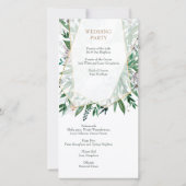 サービスの順序，プログラム，ジオメトリック#2 (裏面)