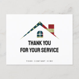 サービスへの感謝 軍事用不動産 ポストカード