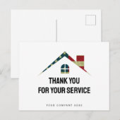 サービスへの感謝 軍事用不動産 ポストカード (正面/裏面)