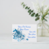 サービスをかわいがりますか、または医院の名刺、テンプレートを診察して下さい 予約カード (スタンド正面)