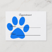 サービスをかわいがりますか、または医院の名刺、テンプレートを診察して下さい 予約カード (裏面)