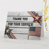 サービスを提供してくれてありがとう カード (黄色い花)