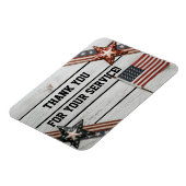 サービスを提供してくれてありがとう マグネット (左側)