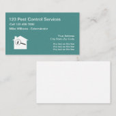 サービスを根絶する害虫駆除 名刺 (正面/裏面)