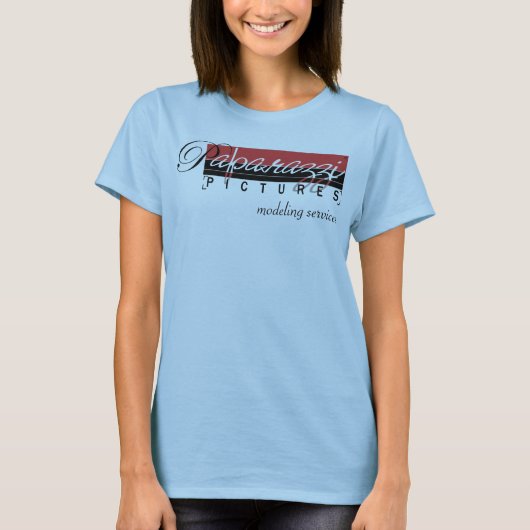 サービスを模倣する報道写真家の写真 Tシャツ (正面)