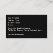 サービスクール車のの名刺の詳細 名刺 (裏面)