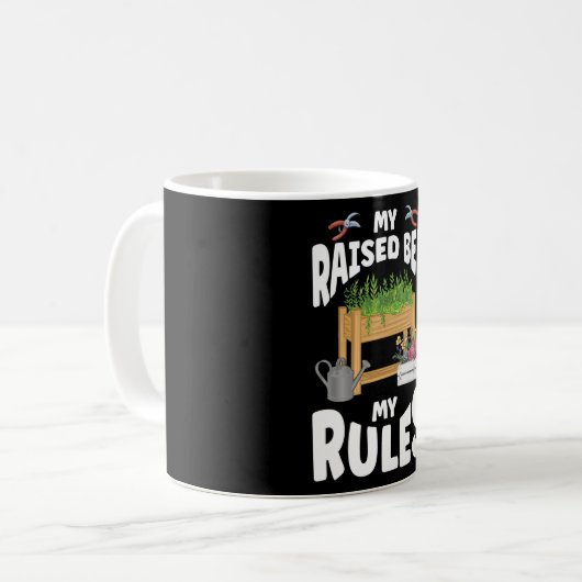 サービスターガーデンミーライズベッドマイルールズバルコニー コーヒーマグカップ (正面左)