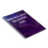 サービスドッグのトレーニングログ ノートブック (右側)