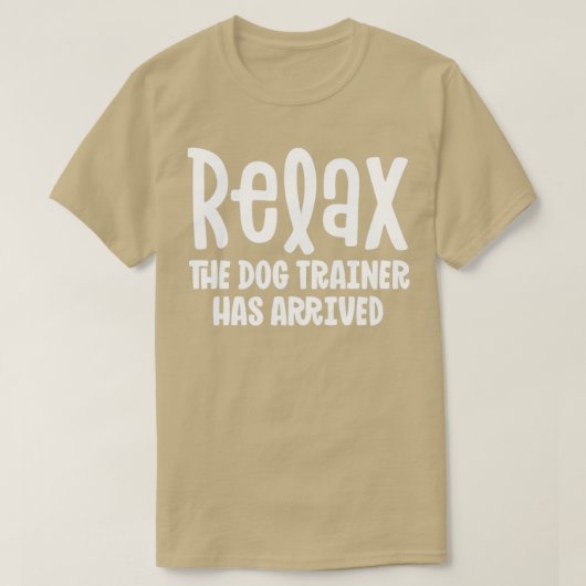 サービスドッグトレーナーリラックスシャーシャツ犬トレーナーHa Tシャツ (デザイン正面)