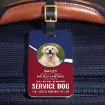 サービスドッグパーソナライズされたレッド青フォトIDバッジL ラゲッジタグ<br><div class="desc">Service Dog – あなたの犬は保、これらのk9サービスドッグIDバッジの1つを使用して作業している間、あなたの犬は集中し、雑音に切り取る間、あなたの犬をワーキングサービスドッグとして簡単に識別する。必要ではないが、サービスドッグIDバッジあなた与えと、あなたのサービスドッグの心の平和と旅行の容易さ面倒や質問なしで公共のアクセスを求める。サーカスタマイズビス・ドッグの写真、名前、ハンドラーの名前、都市と州と。ADAサービスドッグの登録は標準ではなく、必須ではない。COPYRIGHT © 2020 Judy Burrows,  Black Dog Art - All Rights Reserved.サービスドッグパーソナライズされたレッドブルー写真IDバッジ荷物タグ</div>