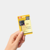 サービスドッグIDカード黄色の垂直バッジ バッジ (手持ち)