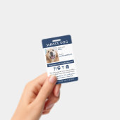サービスドッグID ADA要件と情報 バッジ (手持ち)