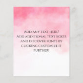 サービスメニューガール編みピンク水色 (裏面)