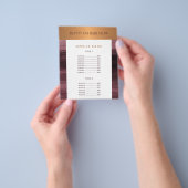 サービスメニュープロモーション美しいサロンチラシ チラシ (手)