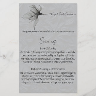 サービスメニュー チラシ