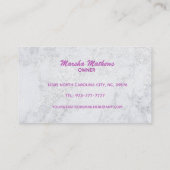 サービスロゴ名刺のクリーニング 名刺 (裏面)