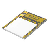 サービス事業用タクシー運転手イエロータクシー ノートパッド (回転)