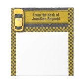 サービス事業用タクシー運転手イエロータクシー ノートパッド (正面)