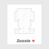 サービス人間デザインペットしないおもしろい引用文犬ロー シール (シート)