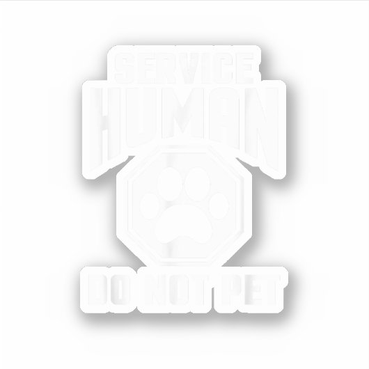 サービス人間デザインペットしないおもしろい引用文犬ロー シール (正面)