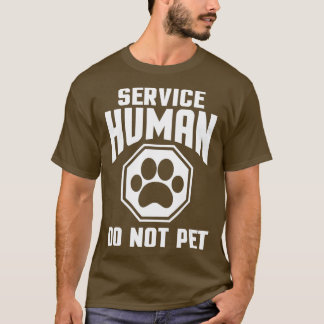 サービス人間デザインペットしないおもしろい犬恋人ク Tシャツ