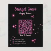 サービス価格リスト写真のクリーニングを追加 チラシ (正面)