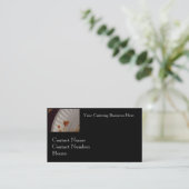 サービス係またはレストランのための名刺 名刺 (スタンド正面)