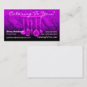 サービス係/ケイタリングビジネスカード 名刺 (正面/裏面)