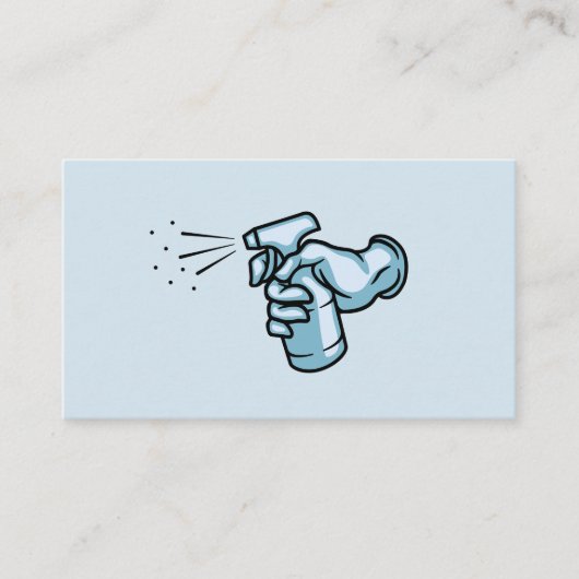 サービス名刺のクリーニング 名刺 (正面)