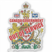 サービス外 シール (正面)