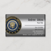 サービス大統領のバッジ[PSB]スペシャルエディション 名刺 (裏面)