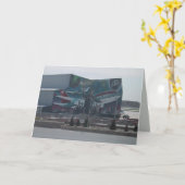 サービス建物上の北西航空の壁画 カード (黄色い花)