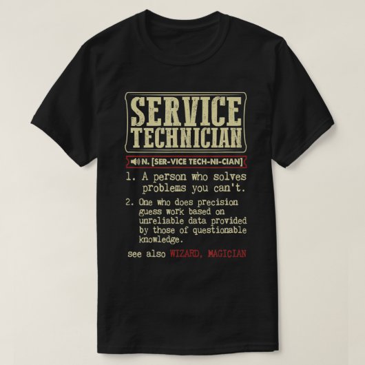 サービス技術辞書erm tシャツ (デザイン正面)
