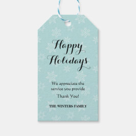 サービス提供者用のホリデーギフトラベル ギフトタグ