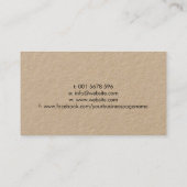 サービス書の再開プロフェッショナル 名刺 (裏面)