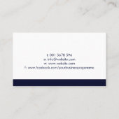 サービス書の再開プロフェッショナル 名刺 (裏面)