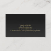 サービス書プロフェッショナルの再開 名刺 (裏面)